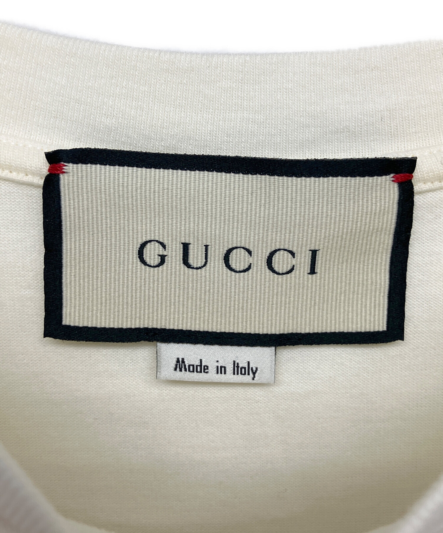 中古・古着通販】GUCCI (グッチ) 565806 半袖カットソー ホワイト