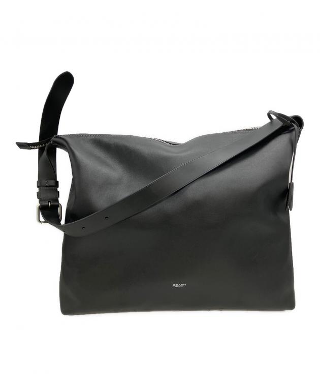 中古・古着通販】COACH (コーチ) モットメッセンジャーバッグ ブラック
