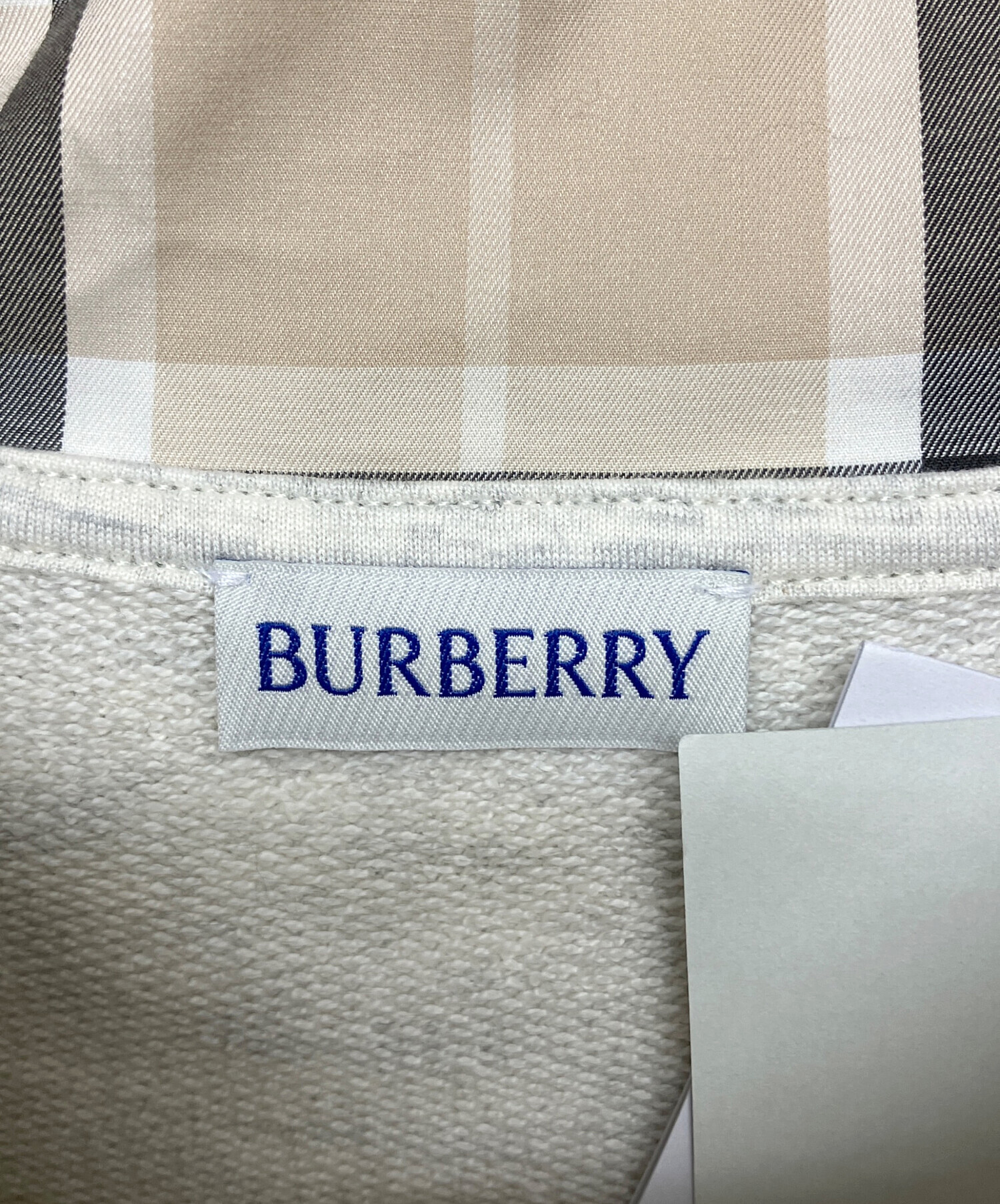 中古・古着通販】BURBERRY (バーバリー) 8113913 スウェットポンチョ