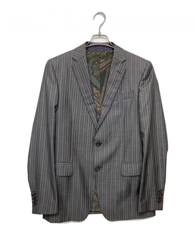 定価50万以上！着用回数1回の美品 etro エトロ セットアップスーツ 48 中古・古着通販】ETRO (エトロ) セットアップスーツ グレー サイズ