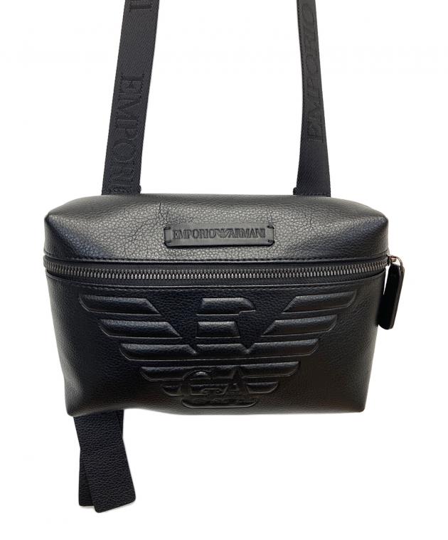 未使用級✨EMPORIOARMANIイーグルロゴウエストポーチダークネイビー 中古・古着通販】EMPORIO ARMANI (エンポリオアルマーニ) イーグルロゴ