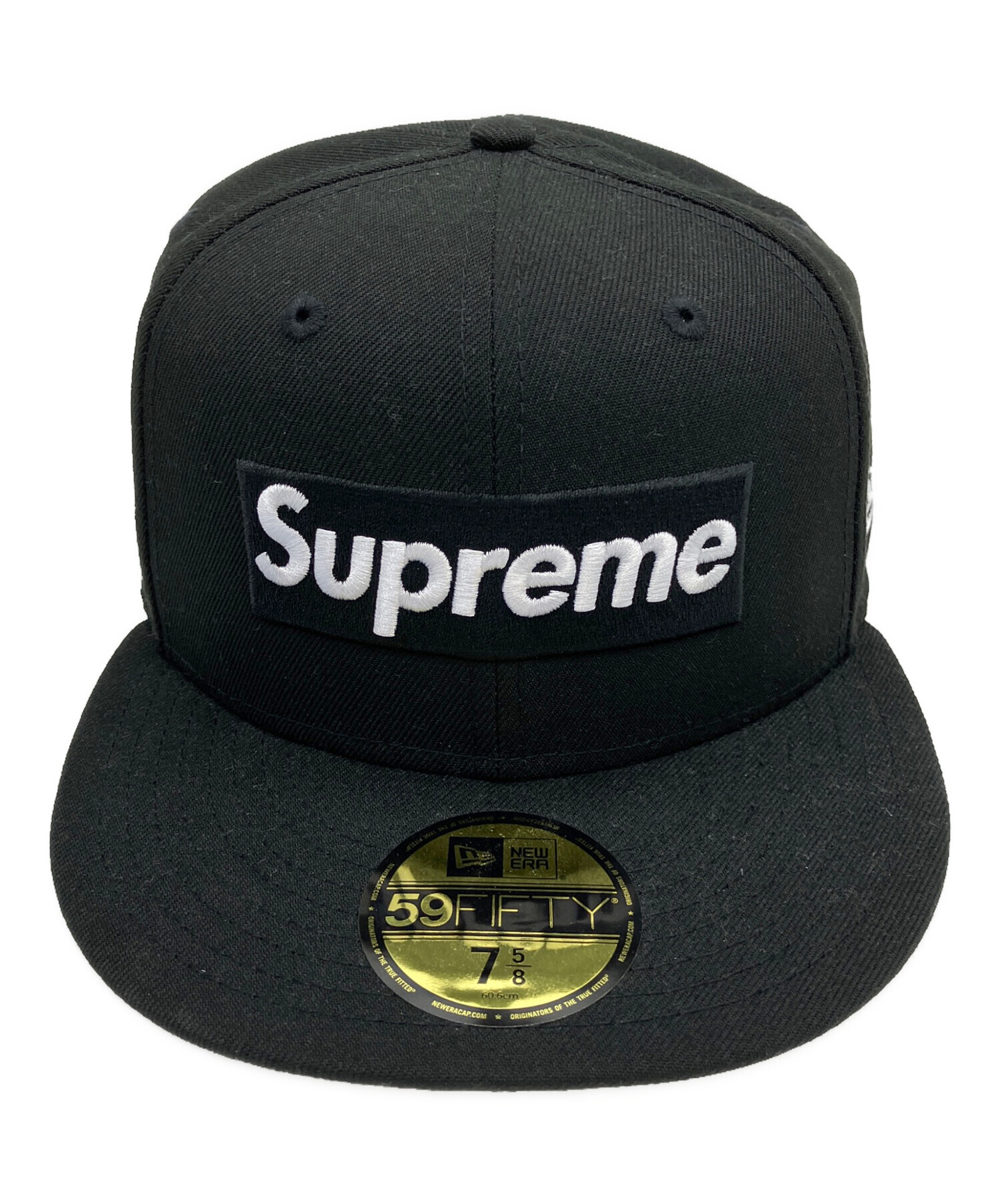 Supreme ブラック キャップ 7 5/8 60.6センチ 中古・古着通販】New Era (ニューエラ) SUPREME (シュプリーム