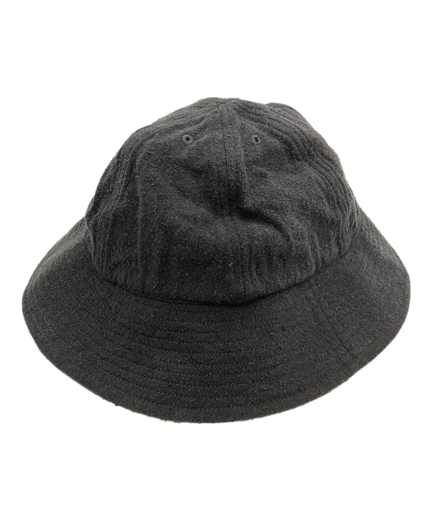中古・古着通販】COMOLI (コモリ) シルクネップハット ブラック
