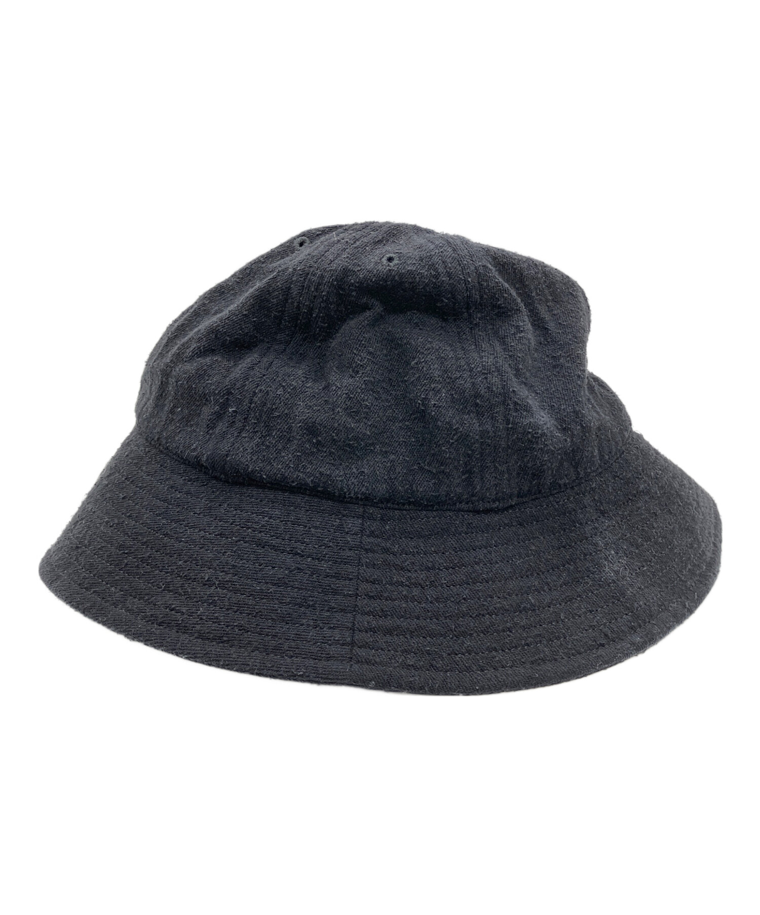 中古・古着通販】COMOLI (コモリ) シルクネップハット ブラック
