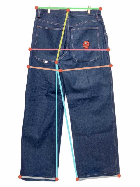 中古・古着通販】939 (939) デニムパンツ インディゴ サイズ:w36×L32