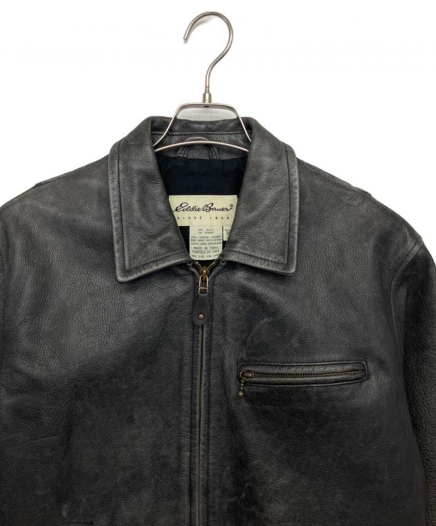 中古・古着通販】Eddie Bauer (エディーバウアー) レザージャケット