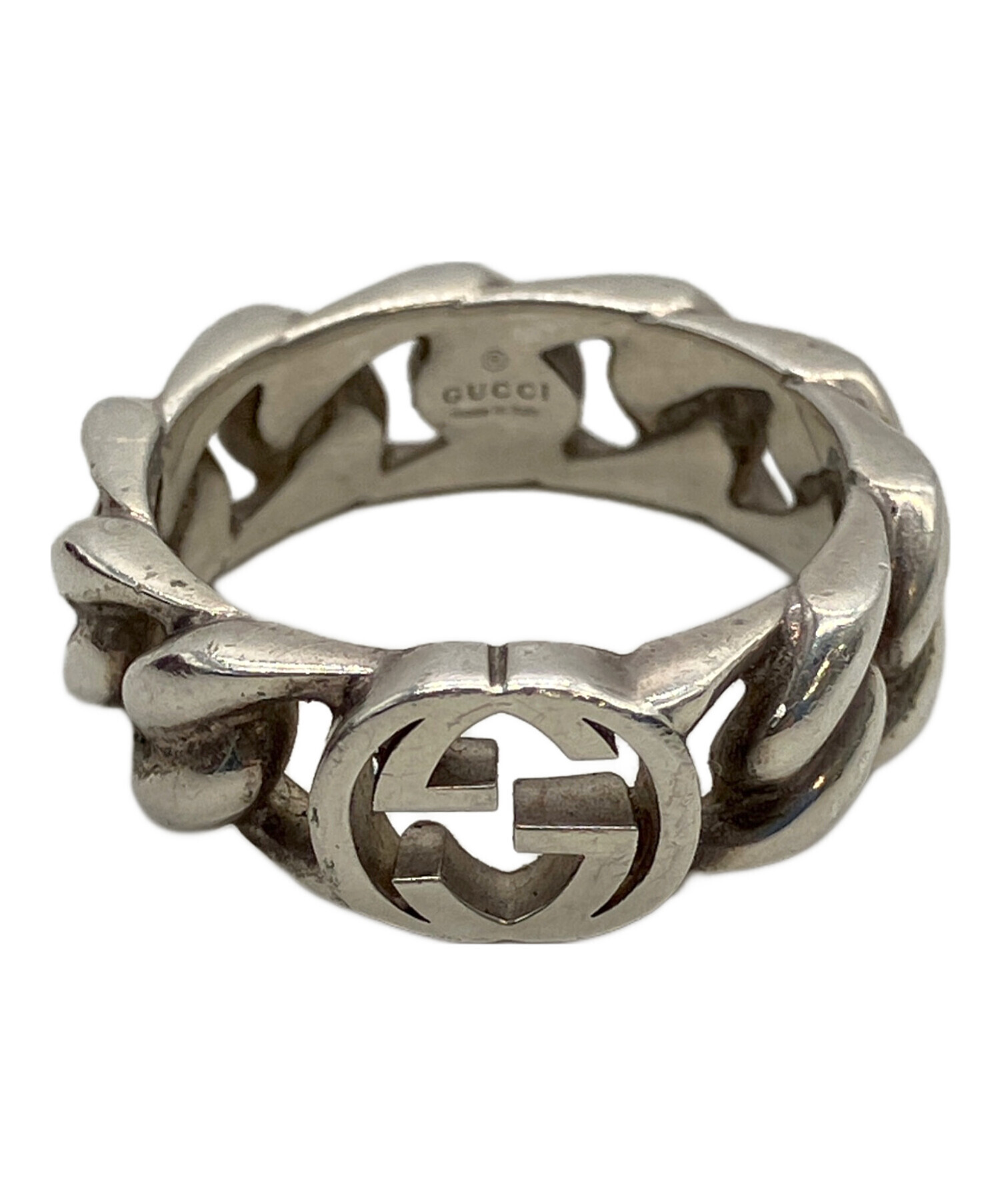 中古・古着通販】GUCCI (グッチ) インターロッキングGリング サイズ:16