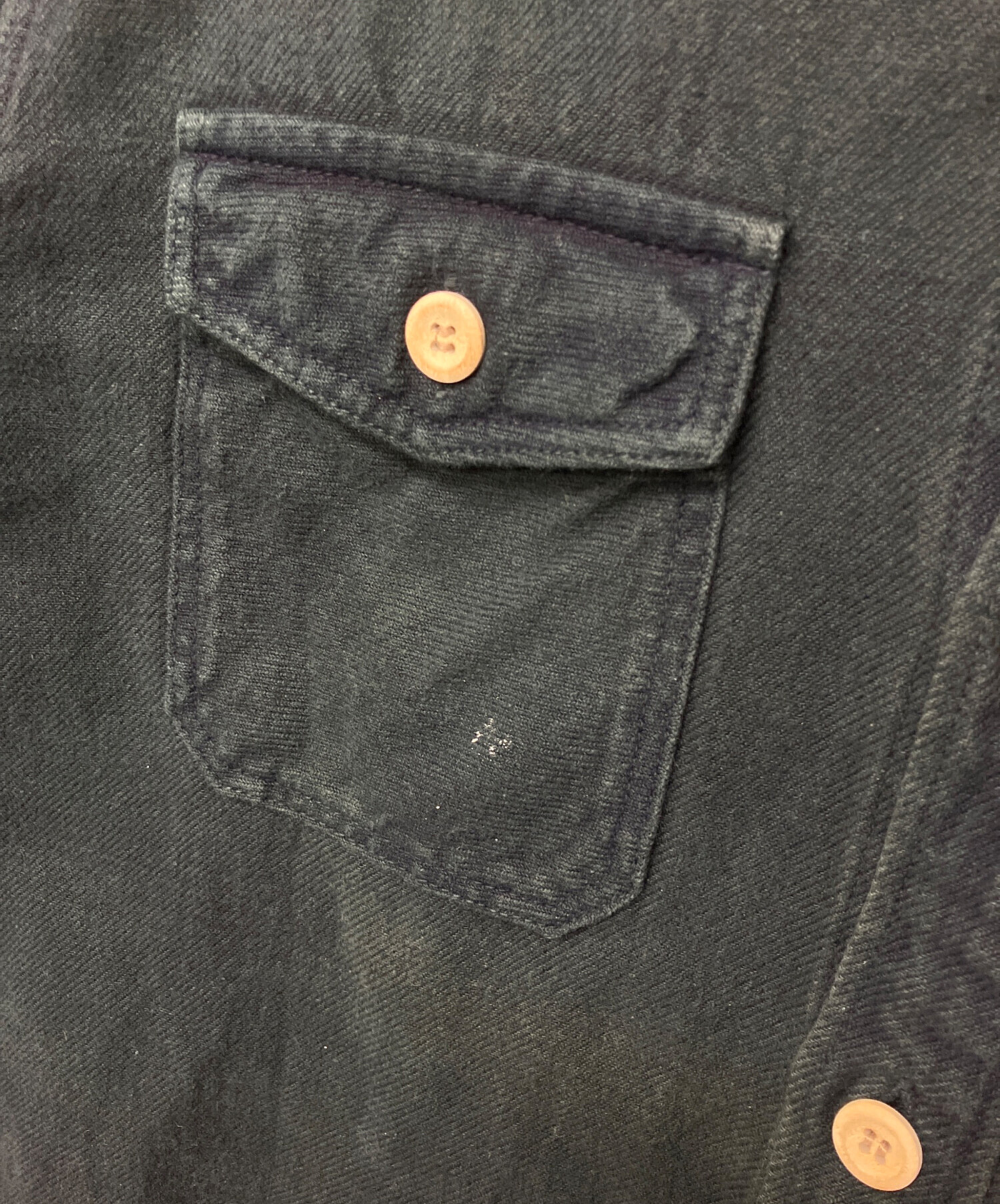 中古・古着通販】VISVIM (ビズビム) black elk flannel shirt ブラック