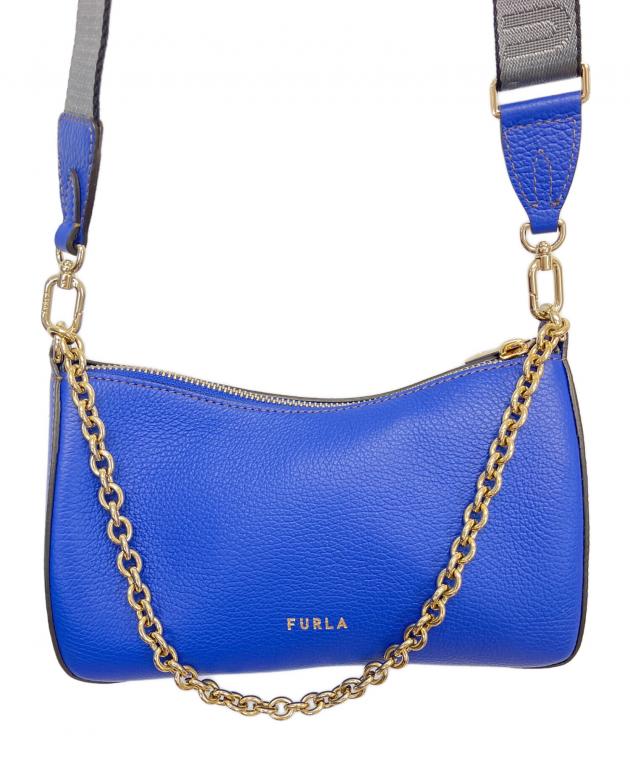 中古・古着通販】FURLA (フルラ) プリムラ ショルダーバッグ ブルー