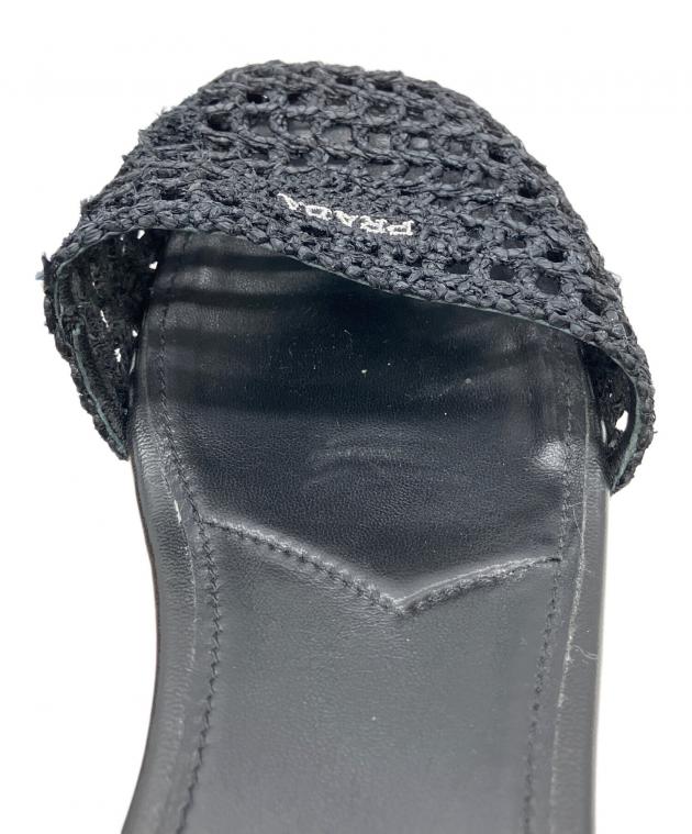 中古・古着通販】PRADA (プラダ) ウェッジソールサンダル ベージュ