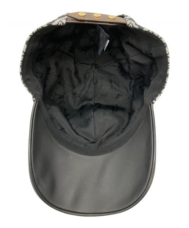 Louis Vuitton ルイ ヴィトン　レザー ナイロン キャップ 中古・古着通販】LOUIS VUITTON (ルイ ヴィトン) キャスケット