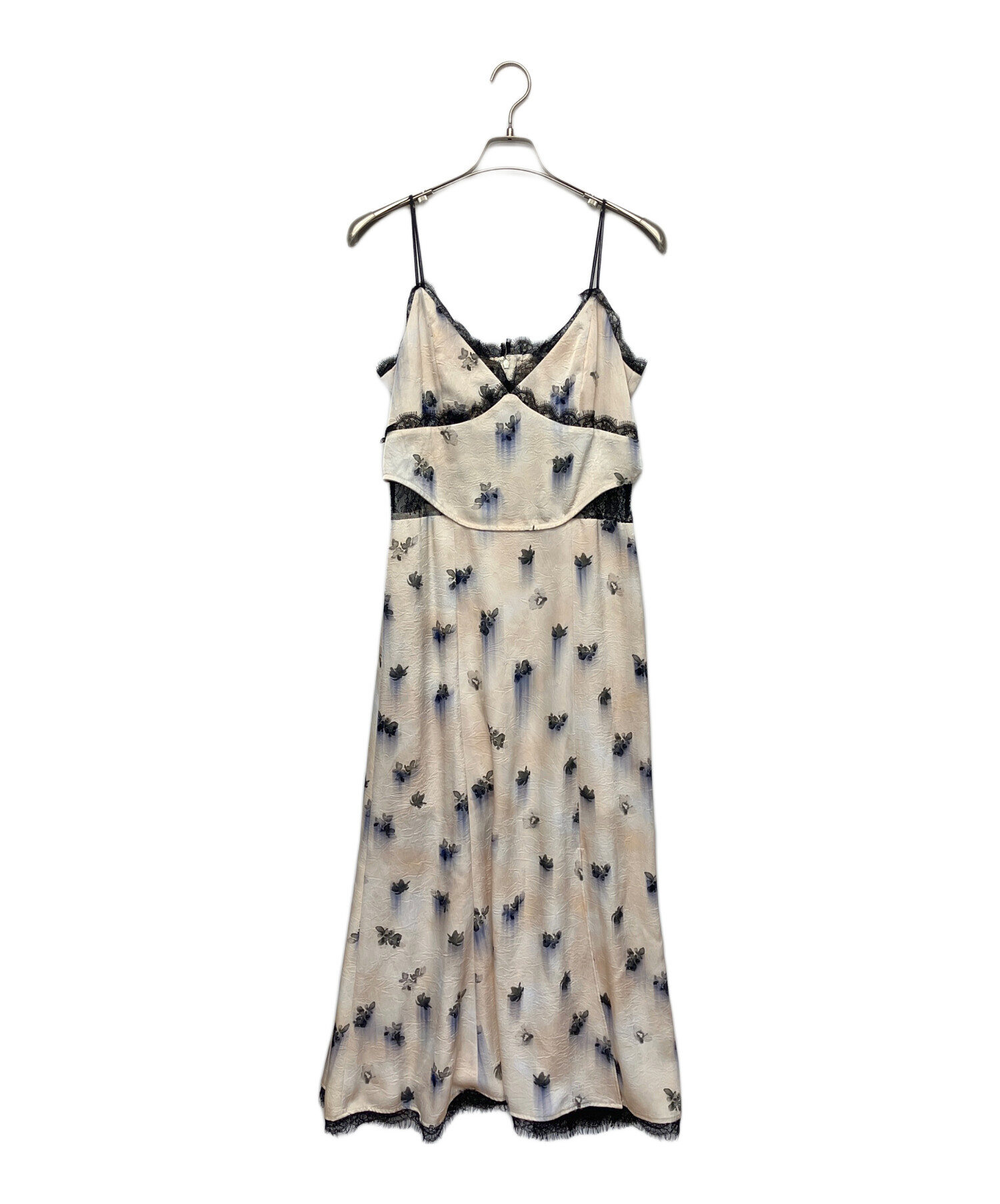 中古・古着通販】Ameri (アメリ) CLARA SATIN CAMI DRESS アイボリー