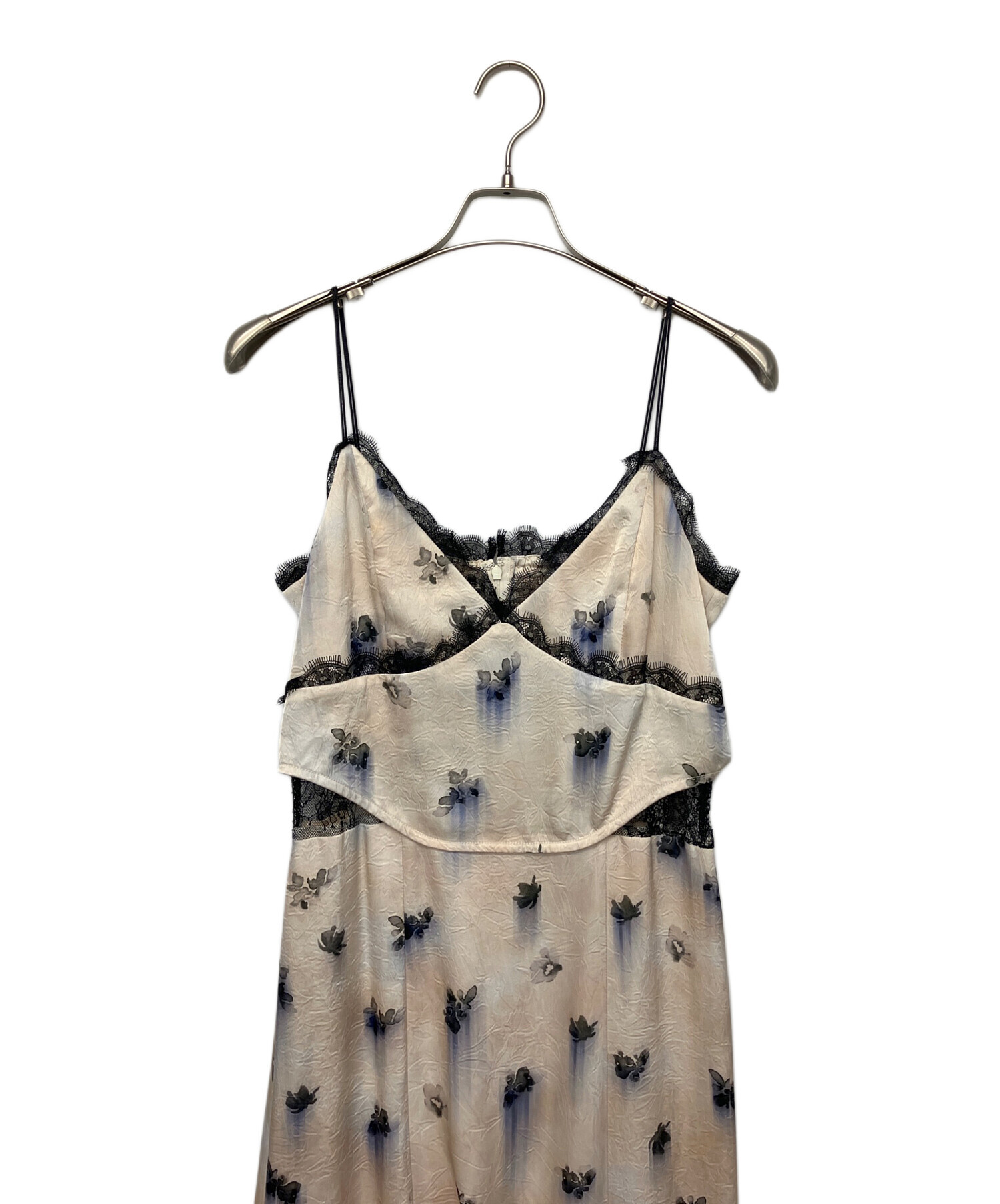 中古・古着通販】Ameri (アメリ) CLARA SATIN CAMI DRESS アイボリー
