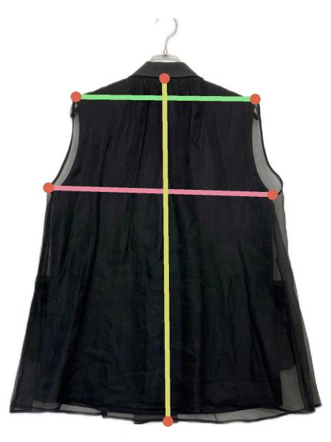 中古・古着通販】Ameri (アメリ) MEDI SHEER DOCKING LADY LIKE VEST