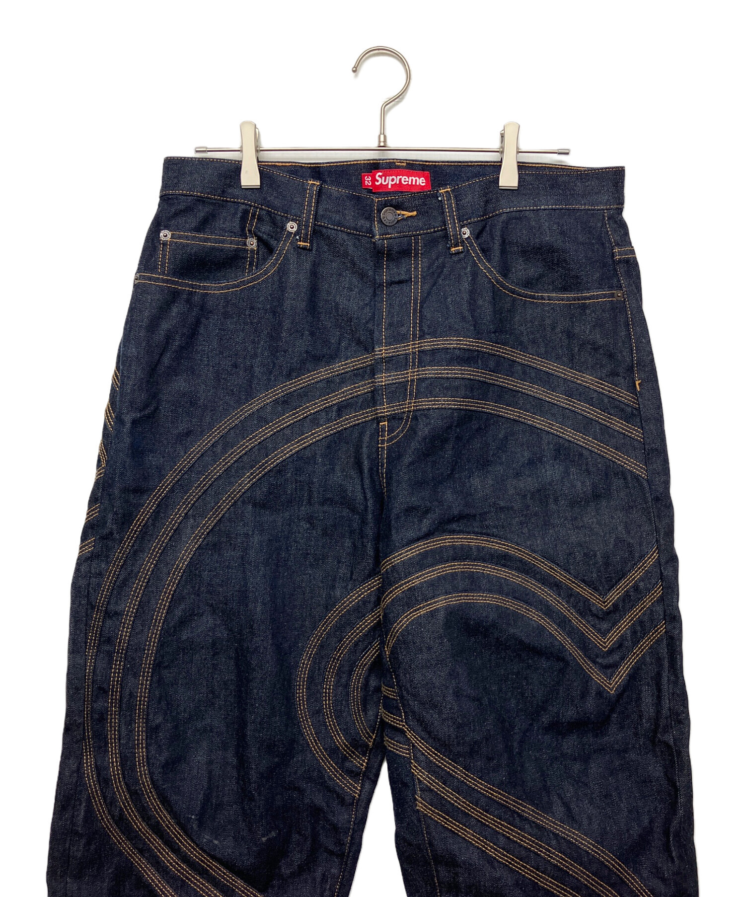 シュプリーム　ビンテージデニム 中古・古着通販】SUPREME (シュプリーム) logo rigid baggy jean 25SS