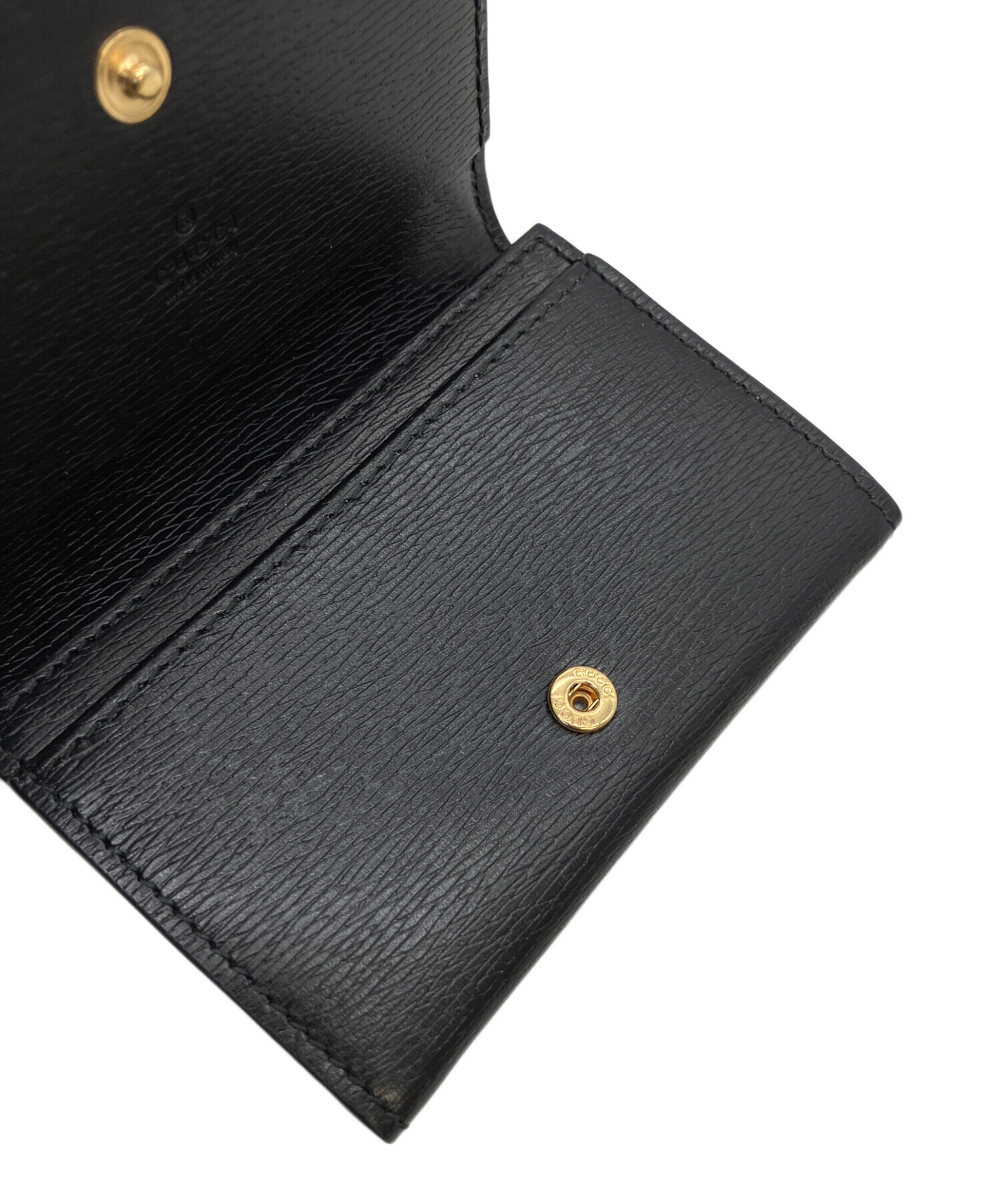 中古・古着通販】GUCCI (グッチ) 790101 カードケース ブラック