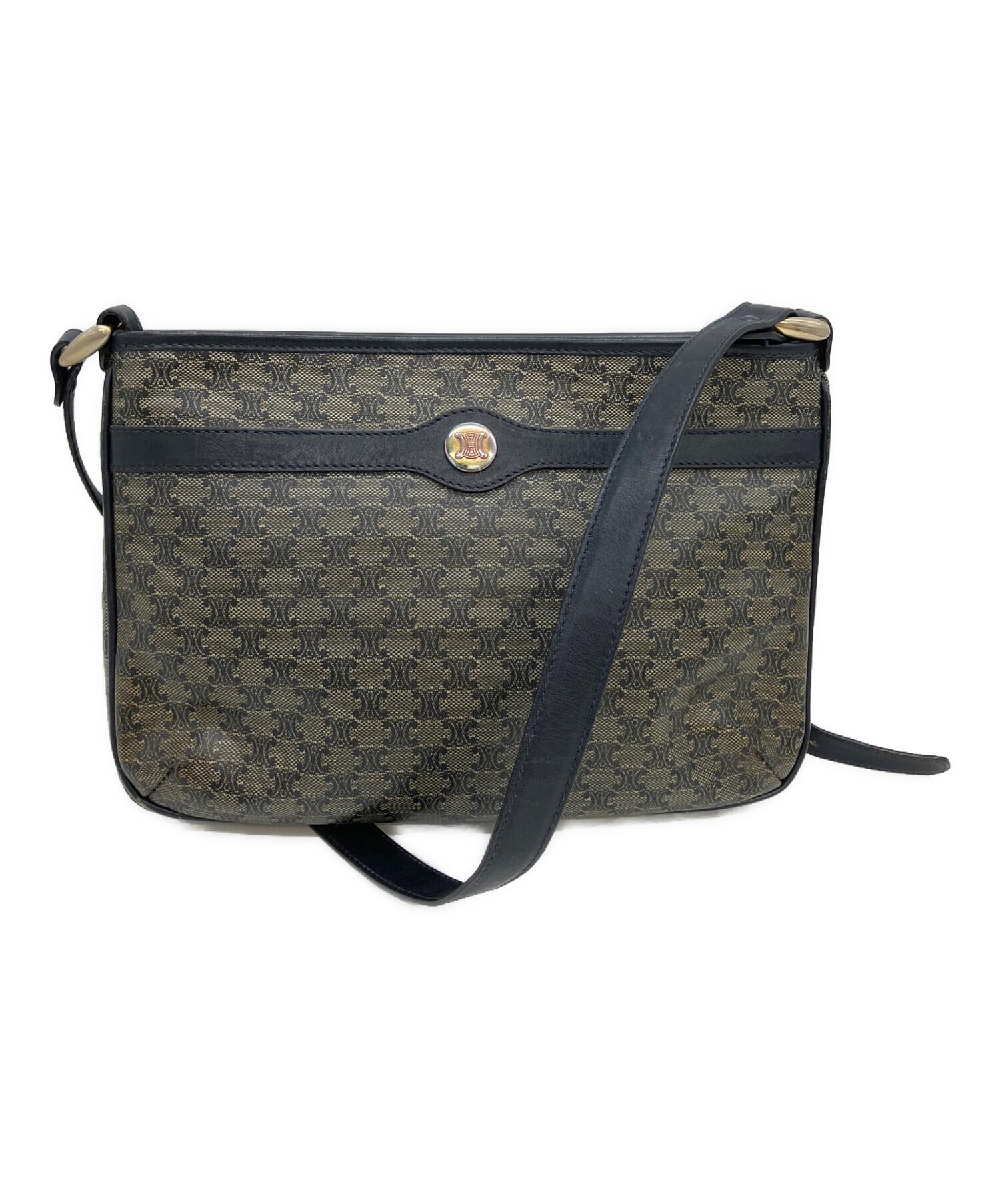 中古・古着通販】CELINE (セリーヌ) ショルダーバッグ ネイビー