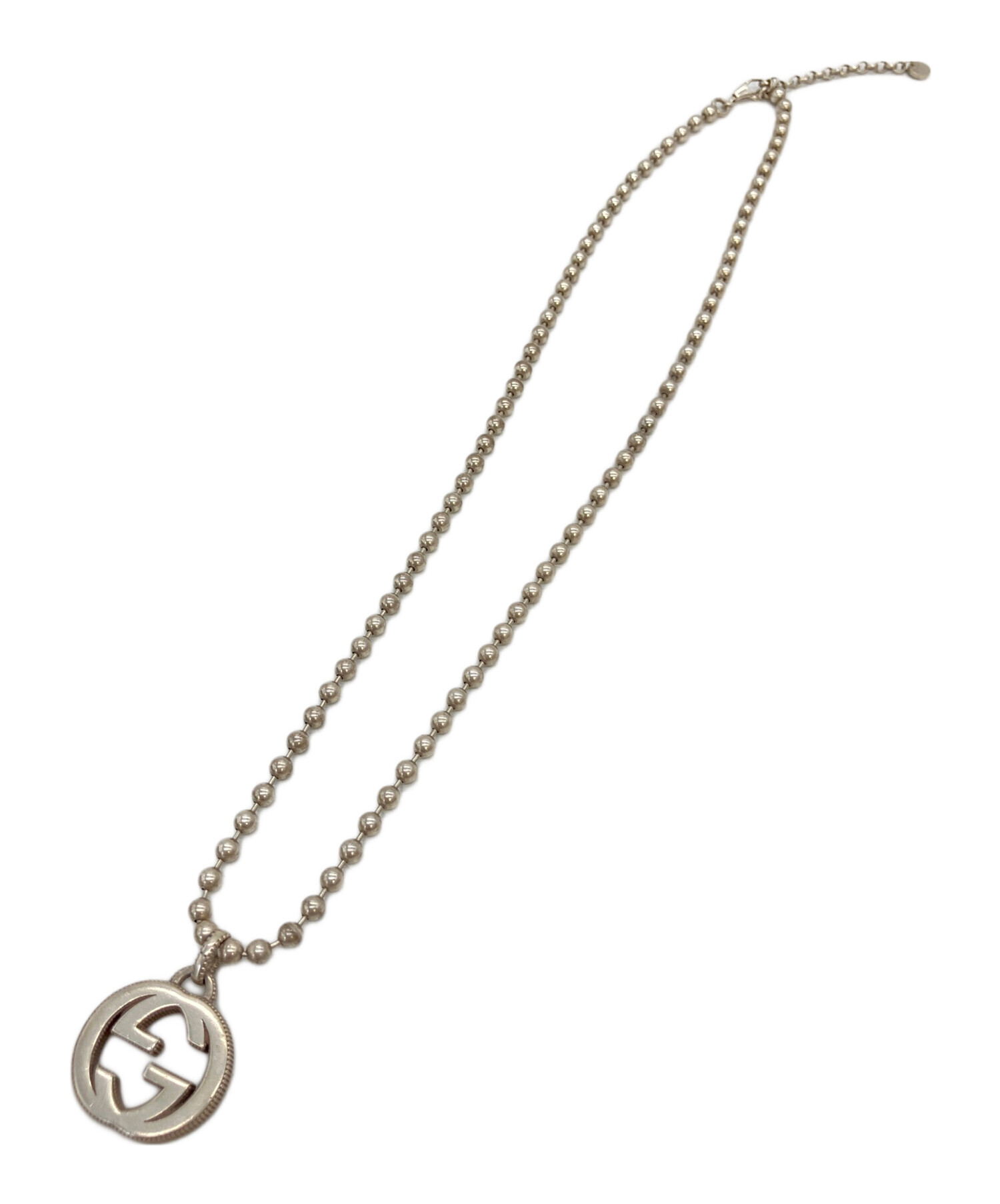 中古・古着通販】GUCCI (グッチ) インターロッキングGネックレス