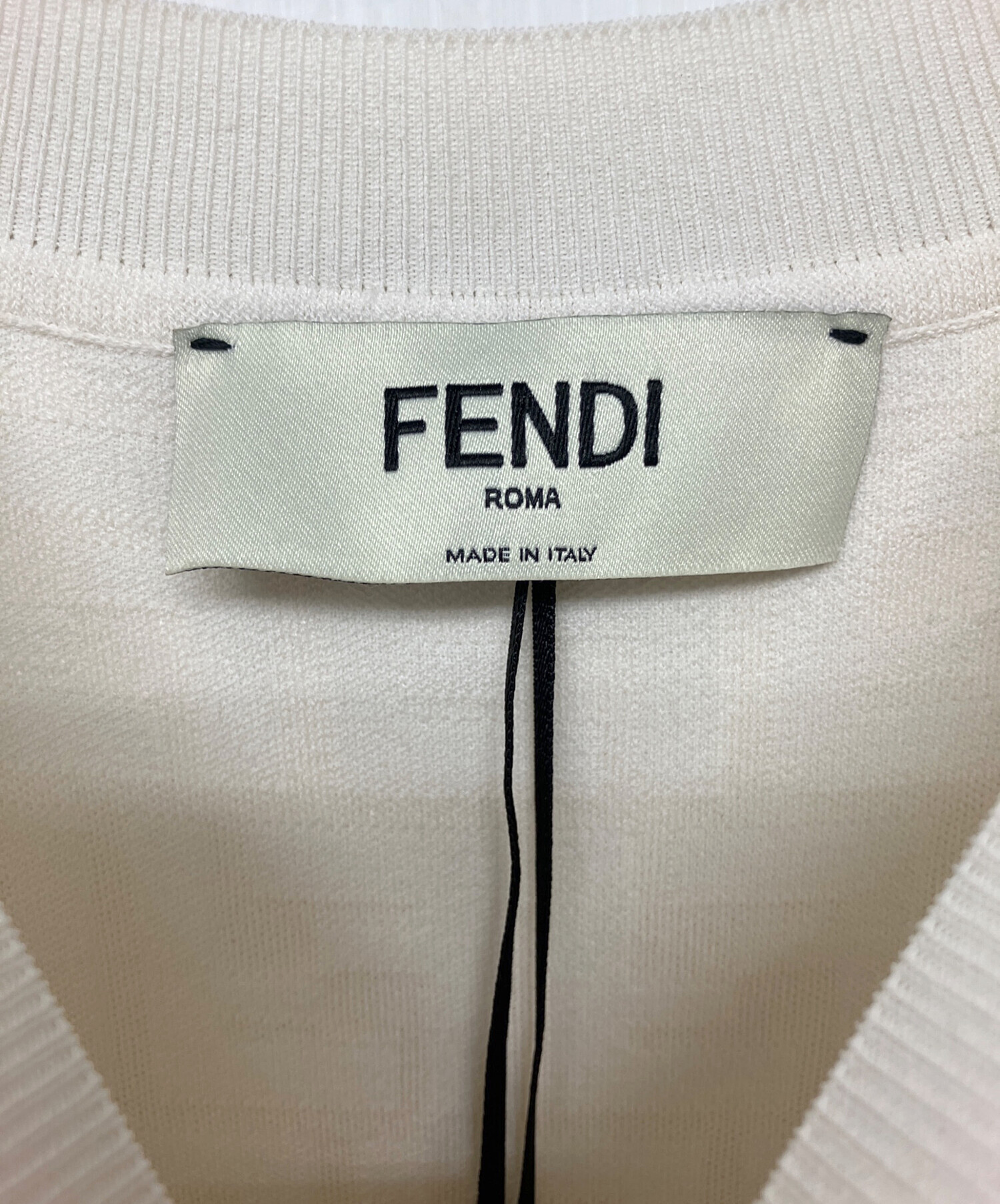 中古・古着通販】FENDI (フェンディ) embossed-FF bodycon dress 長袖