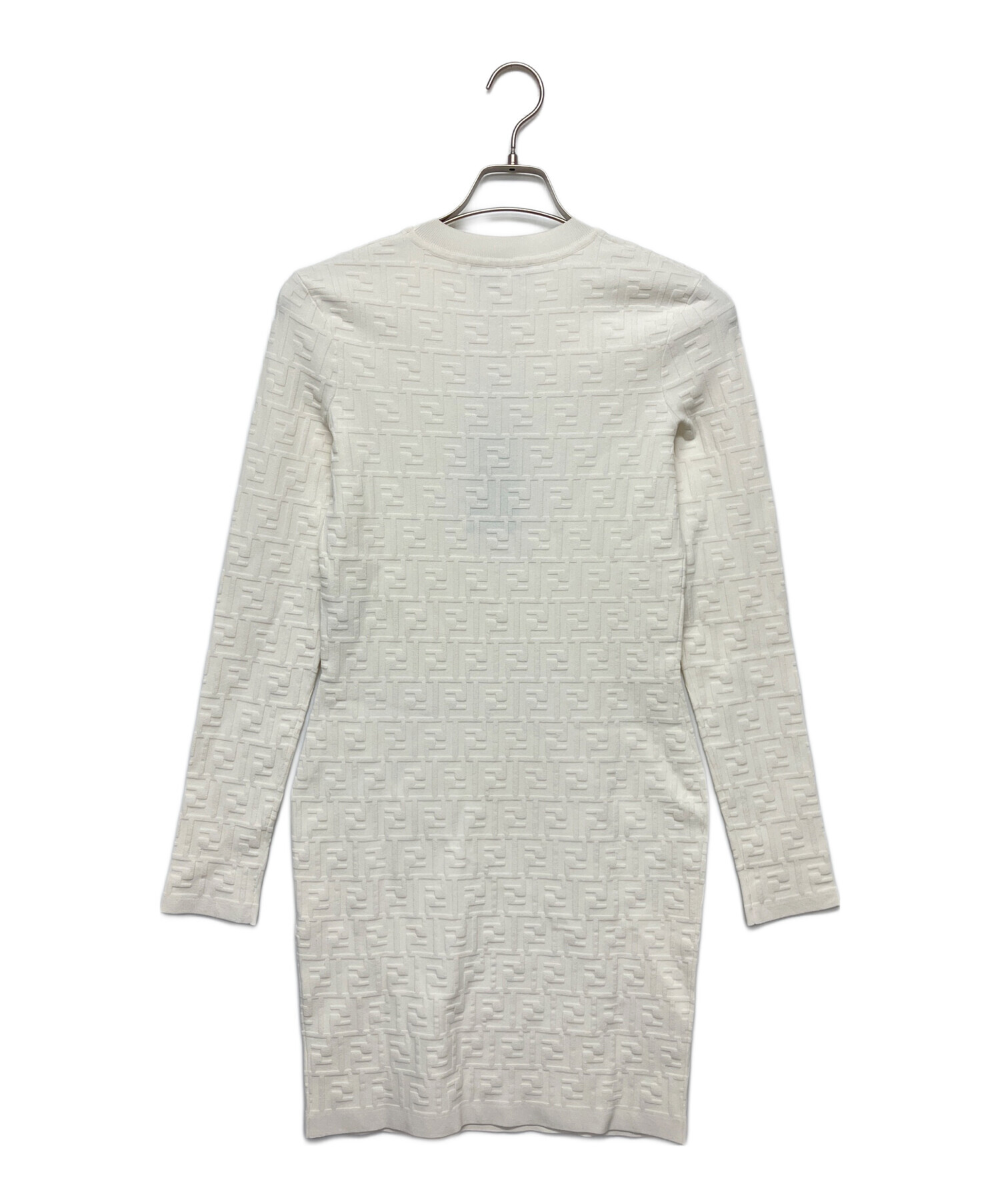 中古・古着通販】FENDI (フェンディ) embossed-FF bodycon dress 長袖