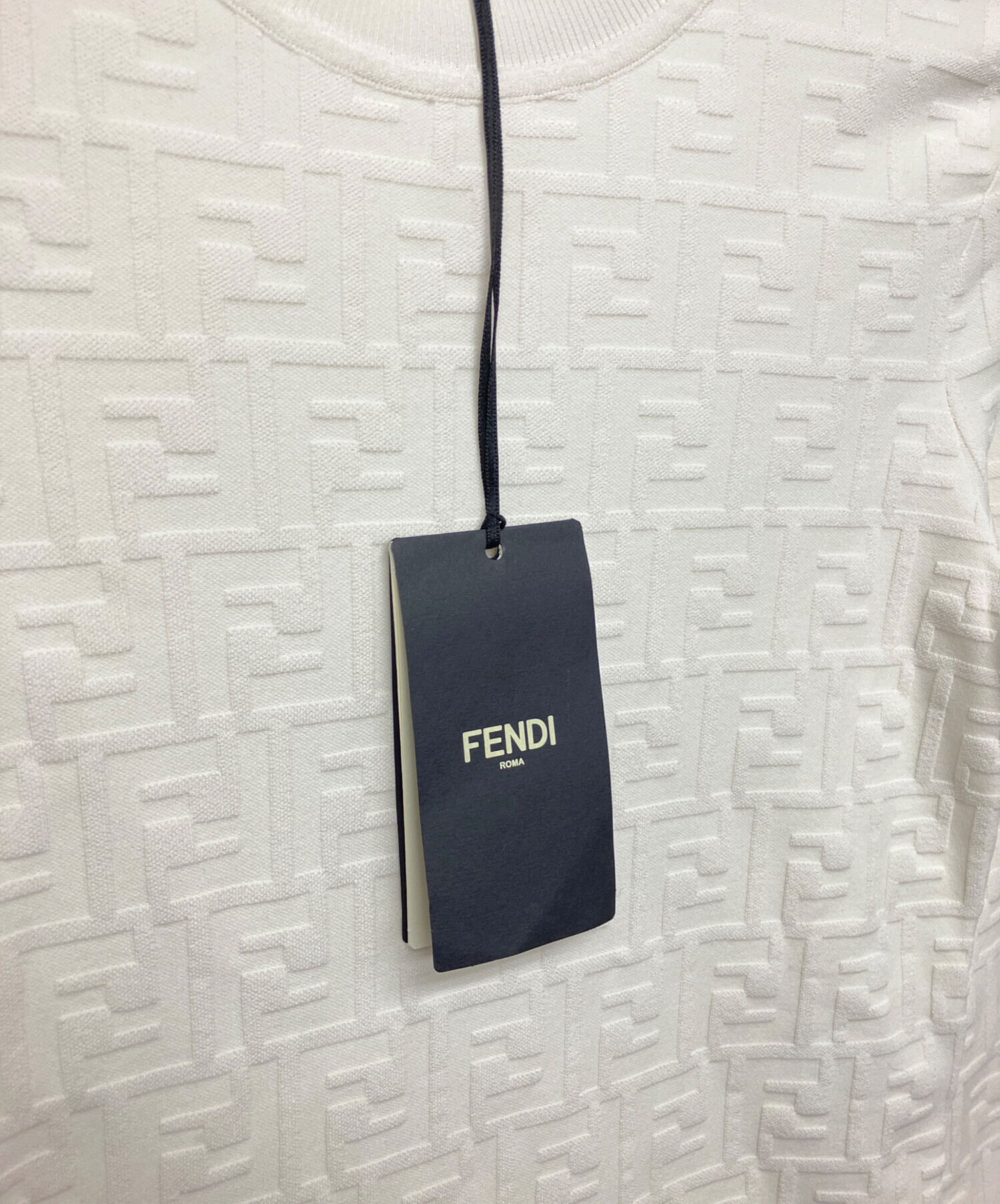 中古・古着通販】FENDI (フェンディ) embossed-FF bodycon dress 長袖