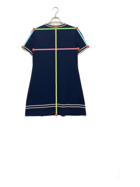 中古・古着通販】GUCCI (グッチ) GGジャカードウールワンピース 半袖