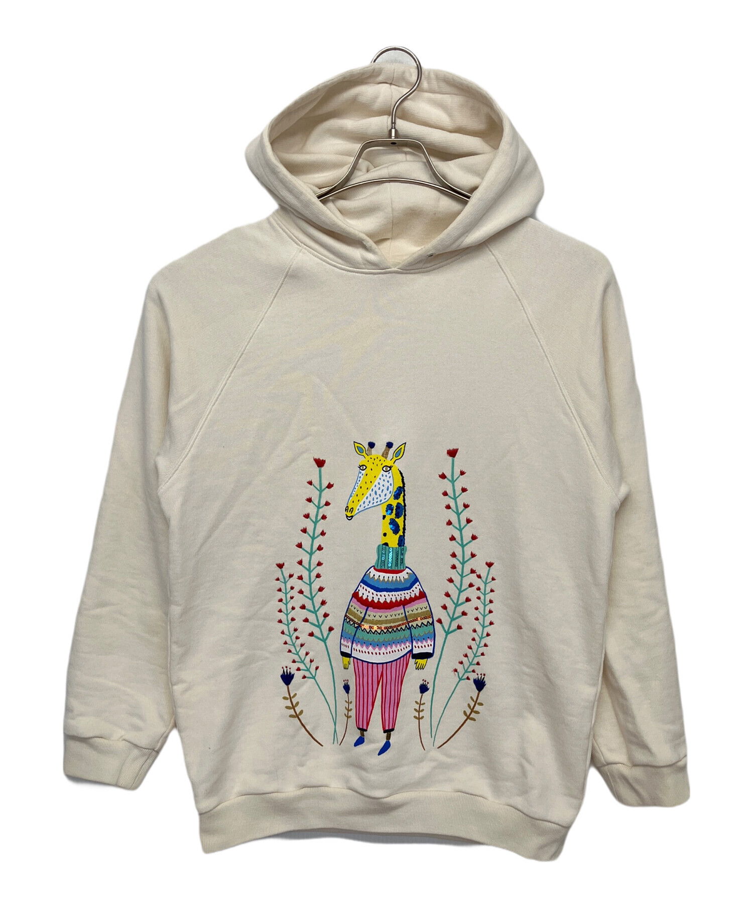 中古・古着通販】GUCCI (グッチ) プルオーバーパーカー アイボリー