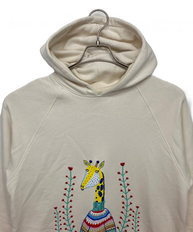 GUCCI プルオーバーパーカー 中古・古着通販】GUCCI (グッチ) プルオーバーパーカー アイボリー