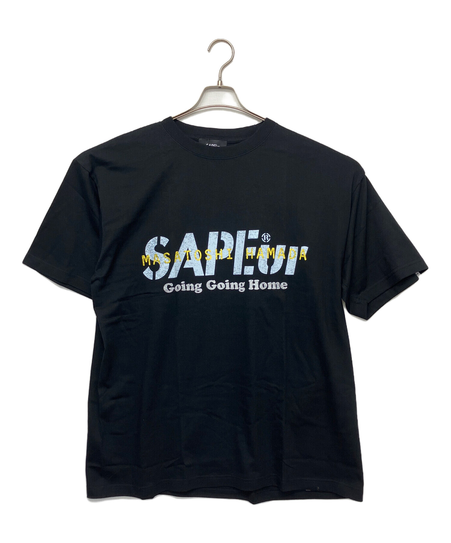 中古・古着通販】SAPEur (サプール) 半袖カットソー ブラック サイズ