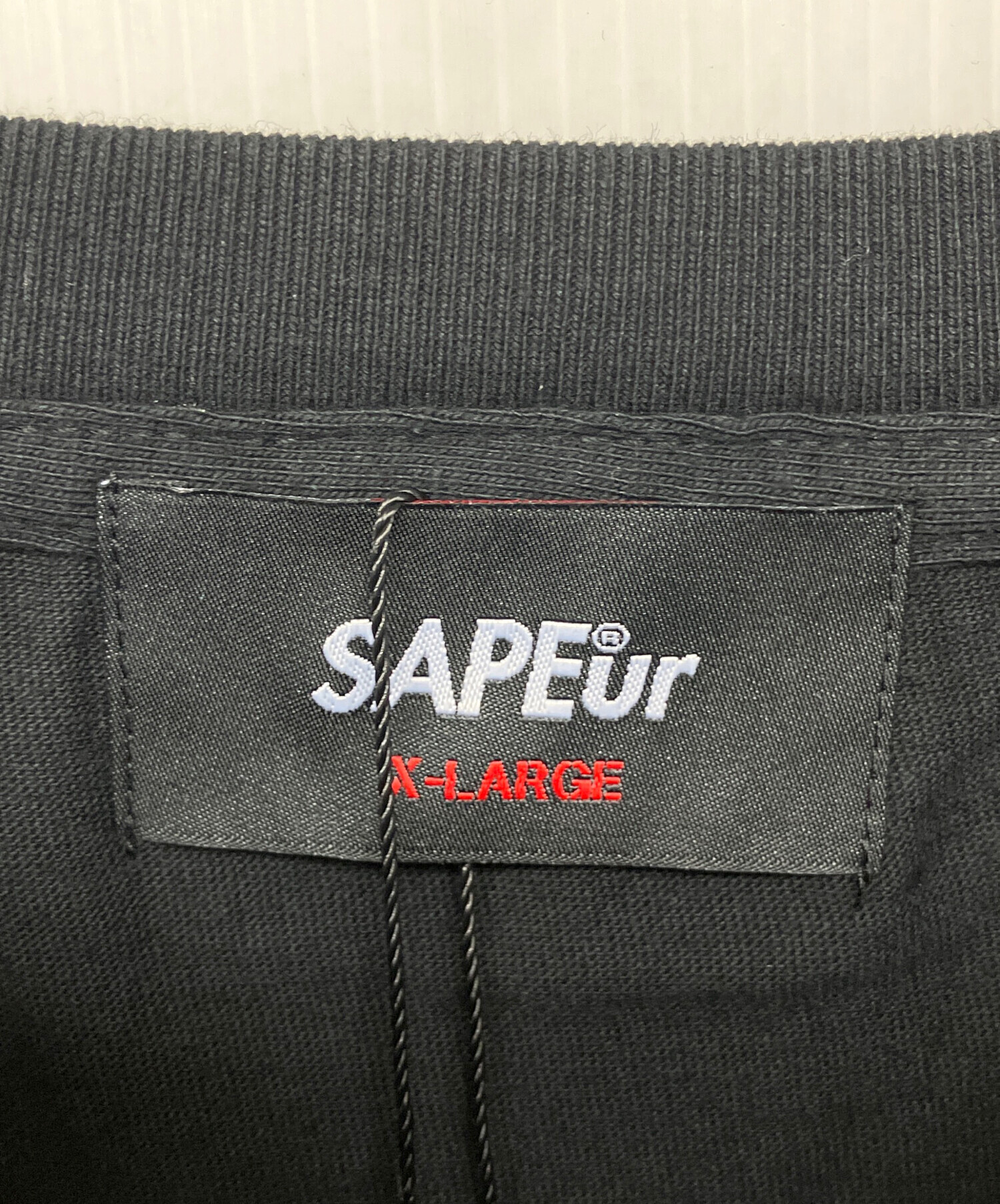 中古・古着通販】SAPEur (サプール) 半袖カットソー ブラック サイズ