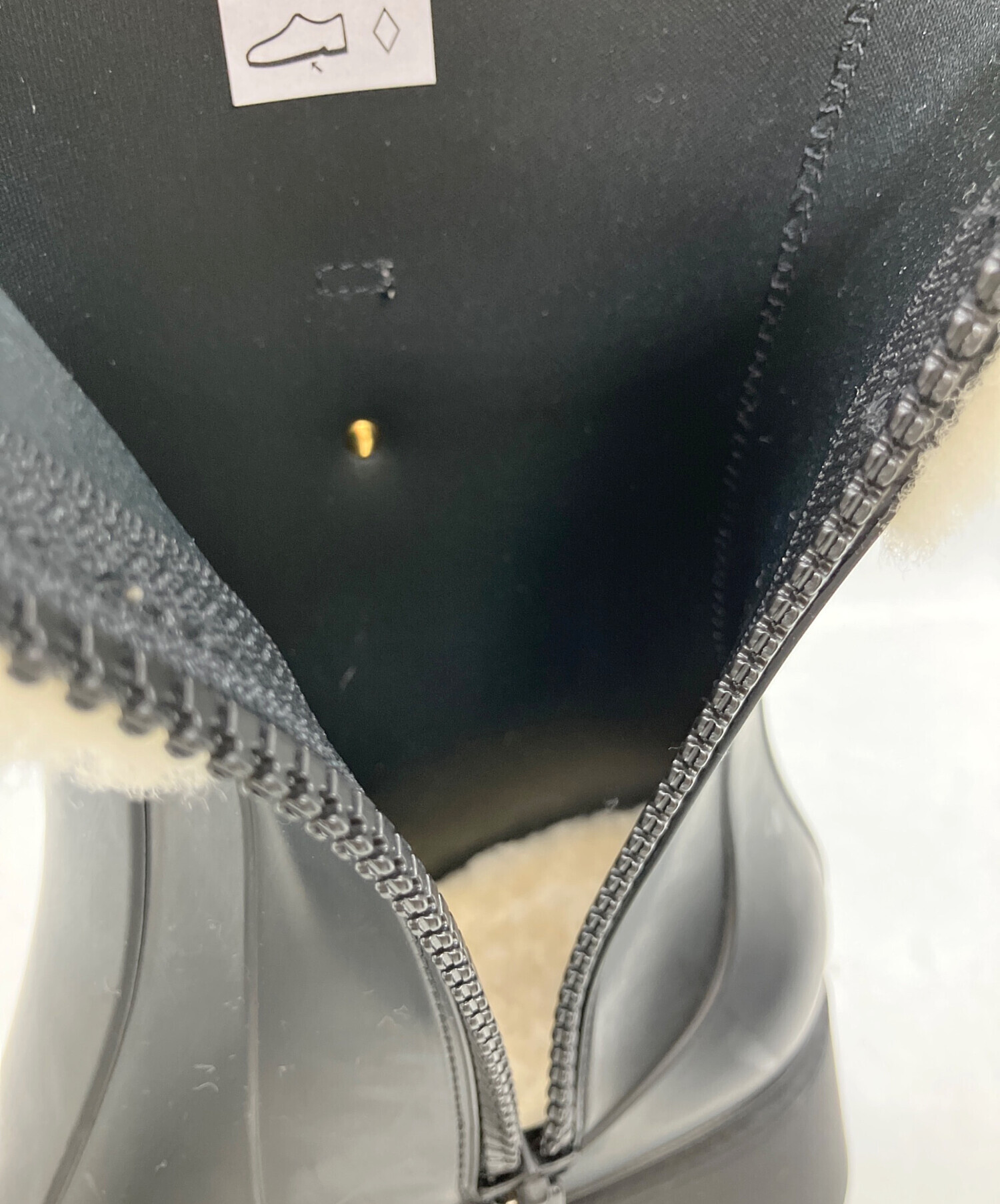 中古・古着通販】Chloe (クロエ) Bettyレインブーツ ブラック サイズ