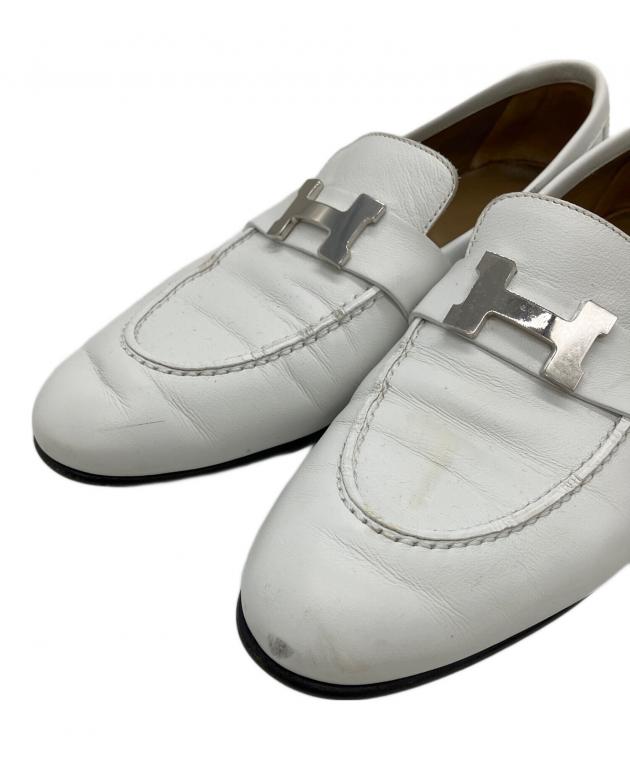 中古・古着通販】HERMES (エルメス) AF211288Z ローファー ホワイト