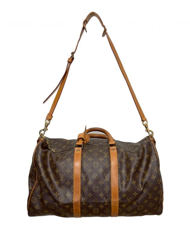 【鑑定済】ルイ・ヴィトン キーポル50 ボストンバッグ モノグラム 中古・古着通販】LOUIS VUITTON (ルイ ヴィトン) モノグラム キーポル