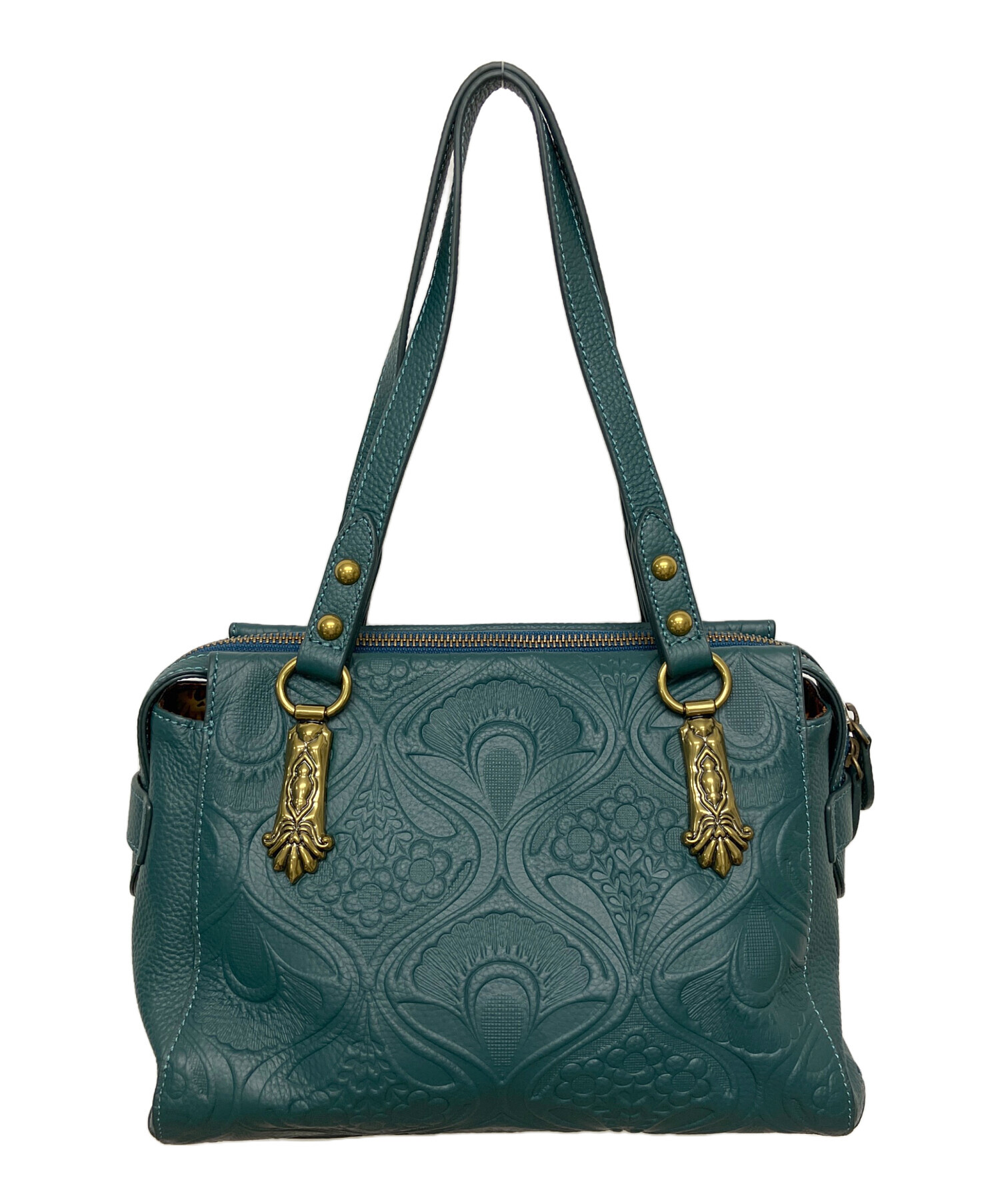 中古・古着通販】ANNA SUI (アナスイ) 315501 ハンドバッグ グリーン 