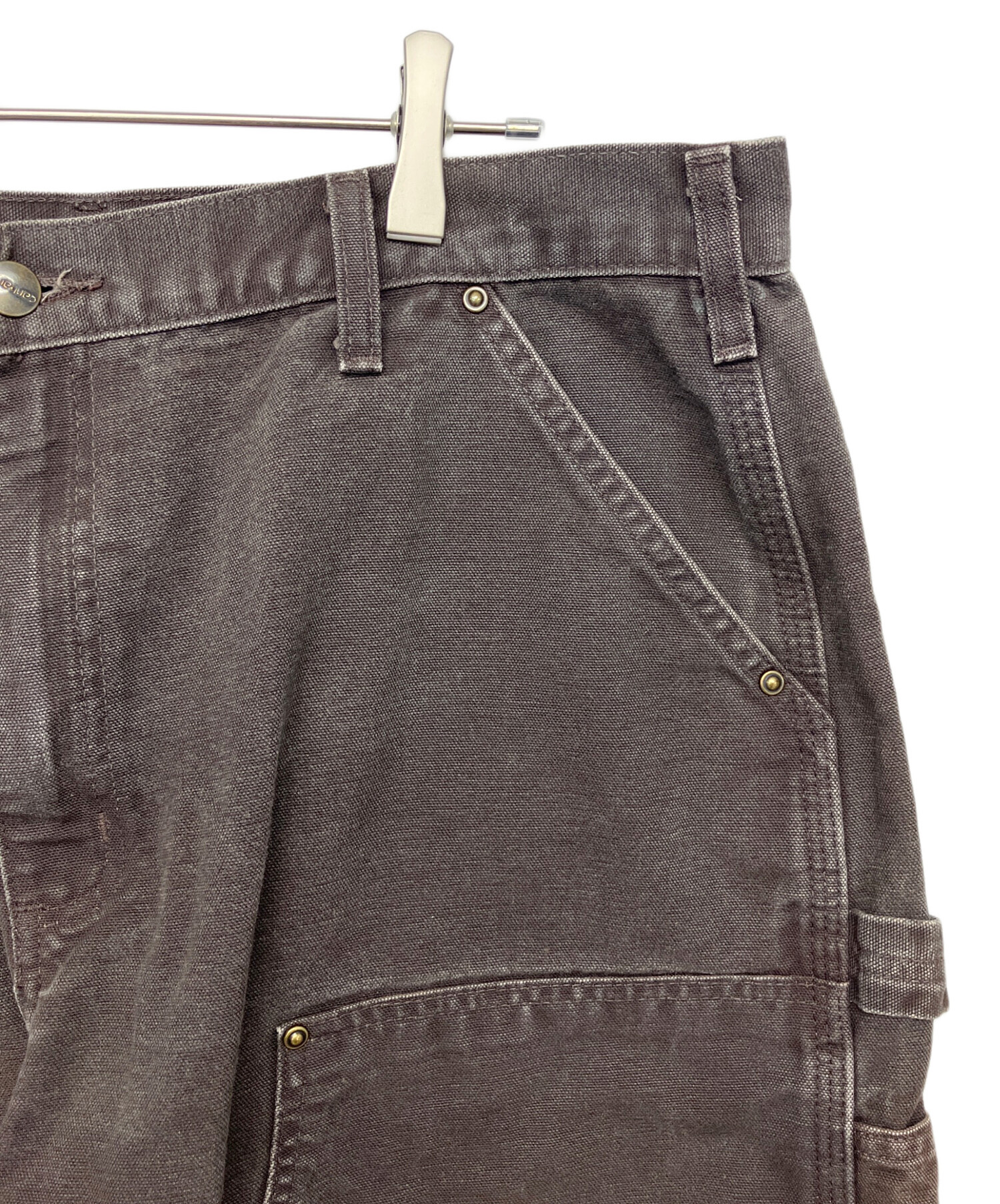 び*お様 Carhartt カーハート ダブルニー ペインター ブラウン W34 中古・古着通販】CarHartt (カーハート) ダブルニーペインターパンツ
