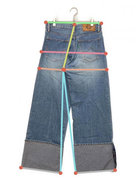 中古・古着通販】doublet (ダブレット) RECYCLE DENIM LOW-RISE DENIM 