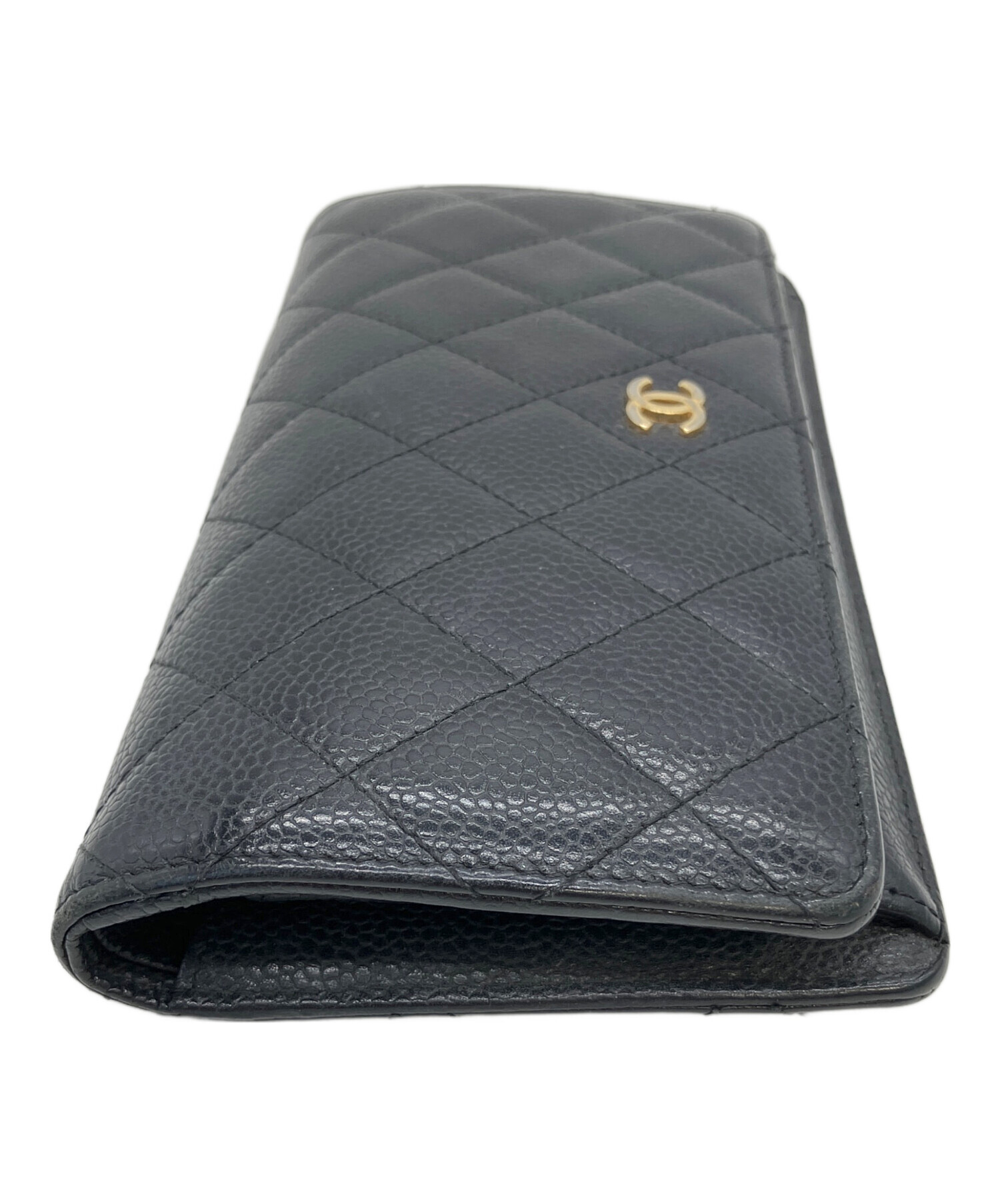 中古・古着通販】CHANEL (シャネル) 長財布 ブラック｜ブランド・古着