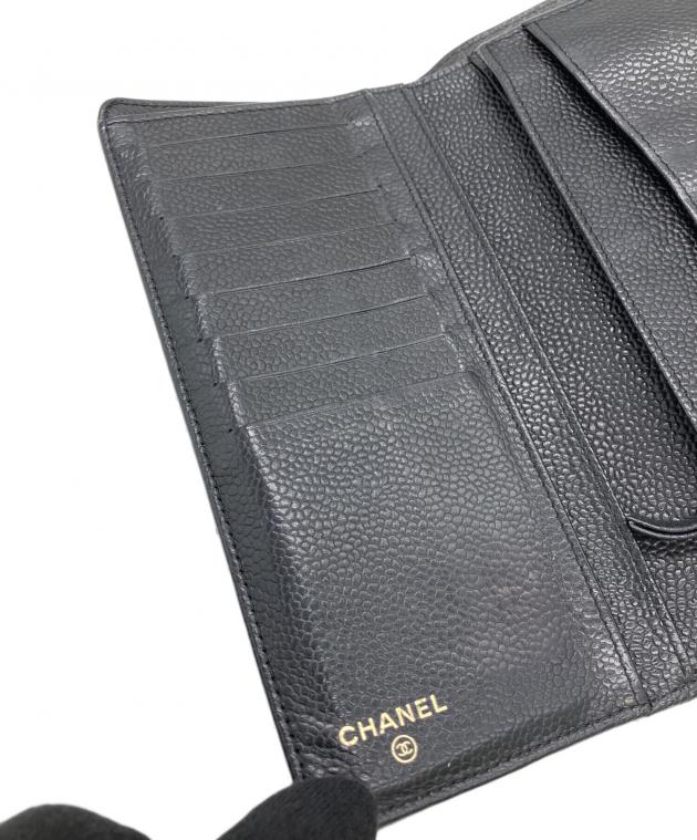 中古・古着通販】CHANEL (シャネル) 長財布 ブラック｜ブランド・古着