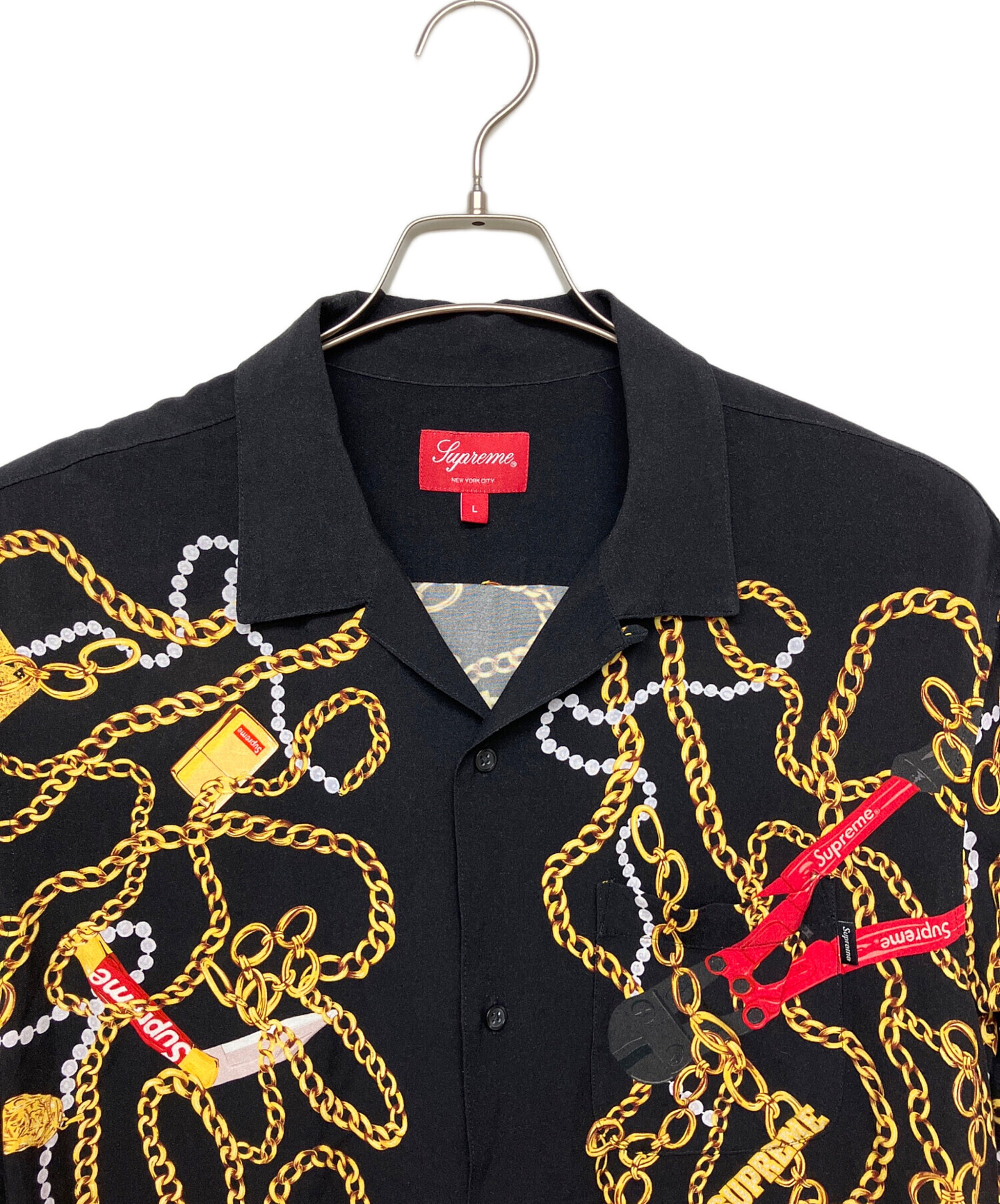 中古・古着通販】SUPREME (シュプリーム) Chains Rayon S/S Shirt 20AW
