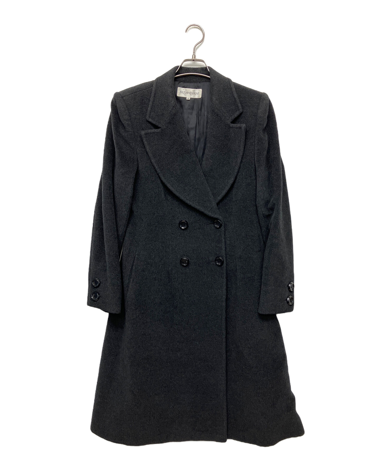 【Yves Saint Laurent】ビンテージ ダブル チェスターコート 中古・古着通販】Yves Saint Laurent (イヴサンローラン) NTA61-165
