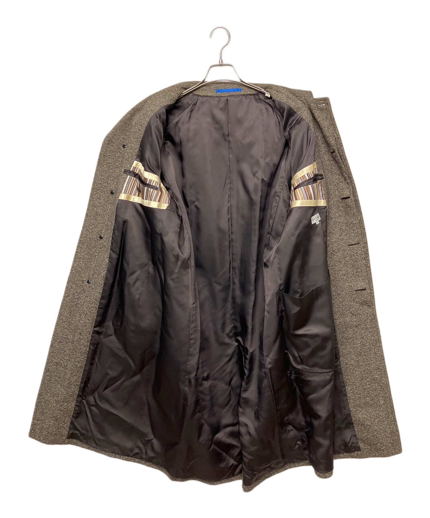 中古・古着通販】Paul Smith (ポールスミス) カシミヤコート ブラウン