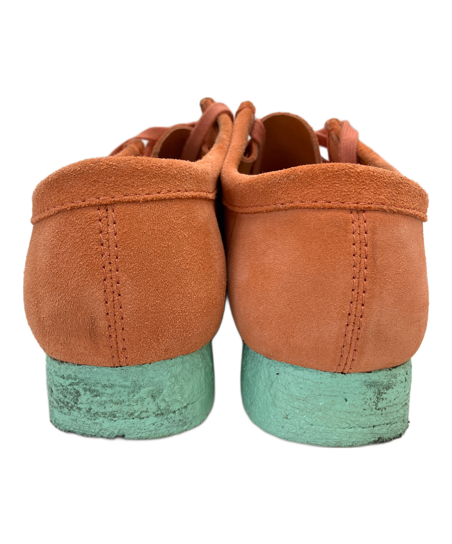 中古・古着通販】CLARKS (クラークス) ワラビーシューズ オレンジ