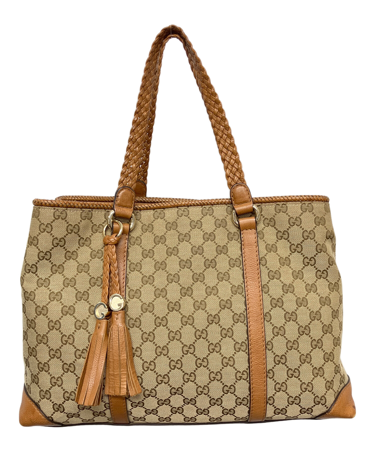 中古・古着通販】GUCCI (グッチ) GGキャンバス マラケシュトート