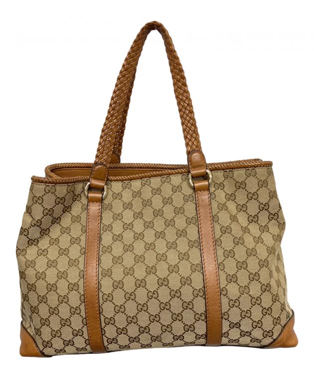 【未使用品】GUCCIヴィンテージマオカラーベスト　Sサイズ 中古・古着通販】GUCCI (グッチ) GGキャンバス マラケシュトート