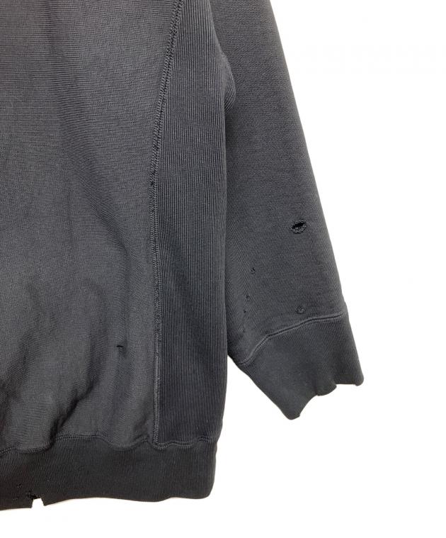 中古・古着通販】BOWWOW (バウワウ) ダメージ加工スウェット ブラック