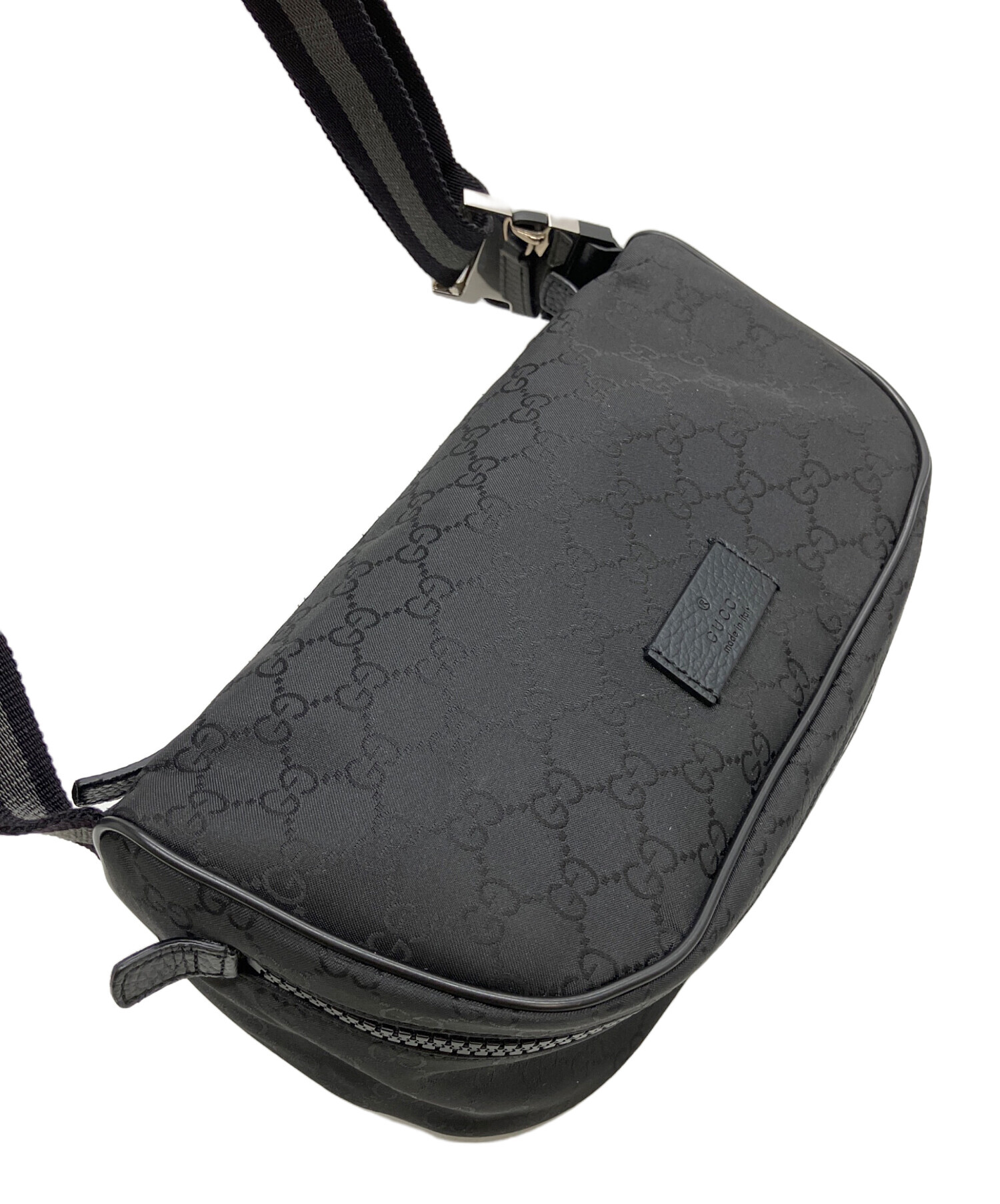 中古・古着通販】GUCCI (グッチ) ウエストバッグ ブラック｜ブランド