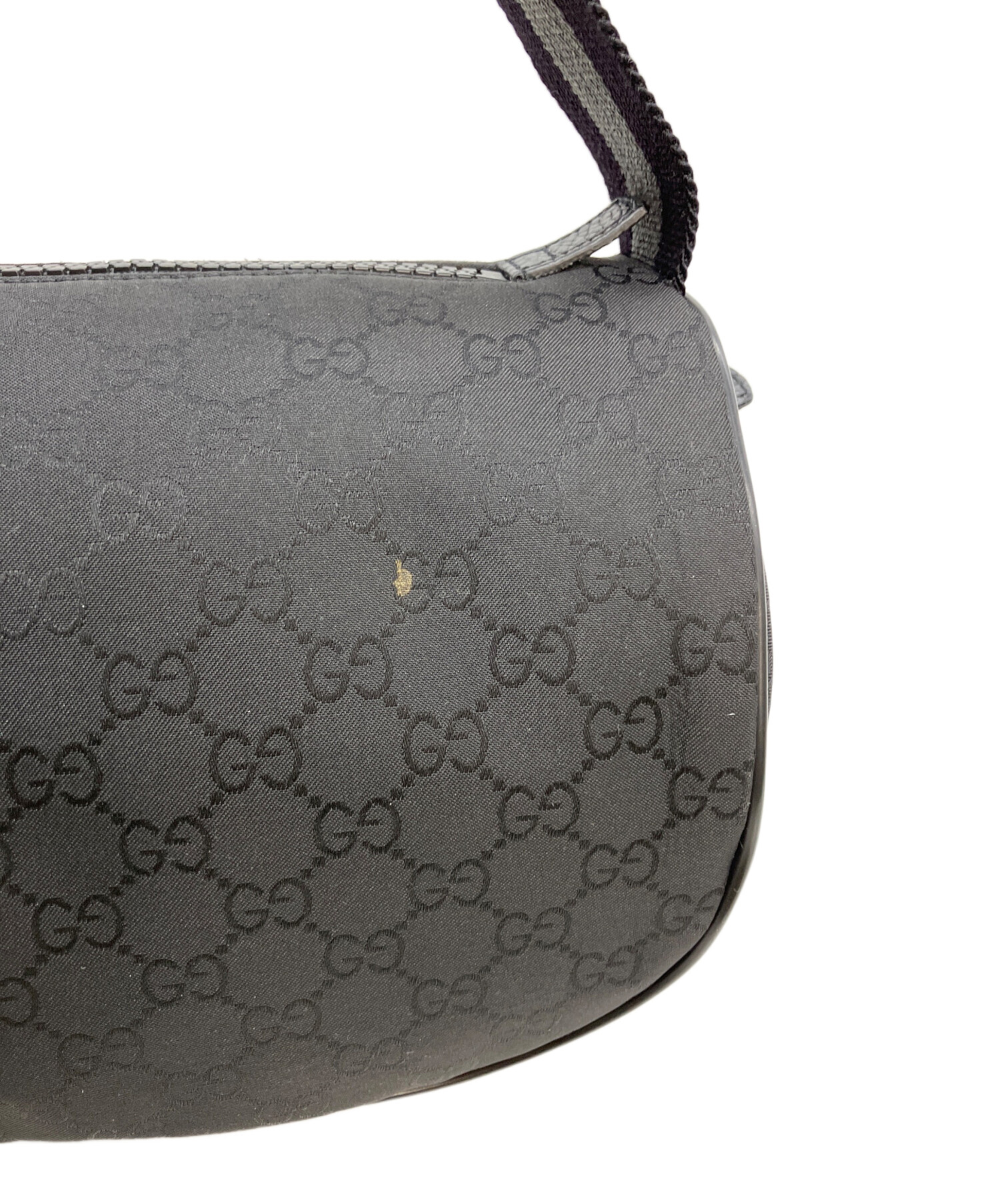 本物 GUCCI グッチ ウエストポーチ レアカラー 中古 グレー 正規品 中古・古着通販】GUCCI (グッチ) ウエストバッグ ブラック｜ブランド