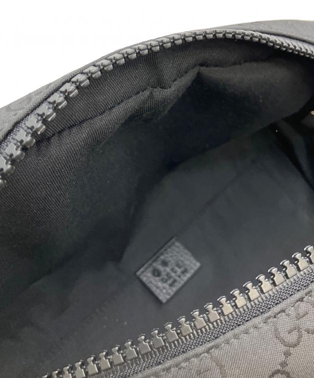 本物 GUCCI グッチ ウエストポーチ レアカラー 中古 グレー 正規品 中古・古着通販】GUCCI (グッチ) ウエストバッグ ブラック｜ブランド