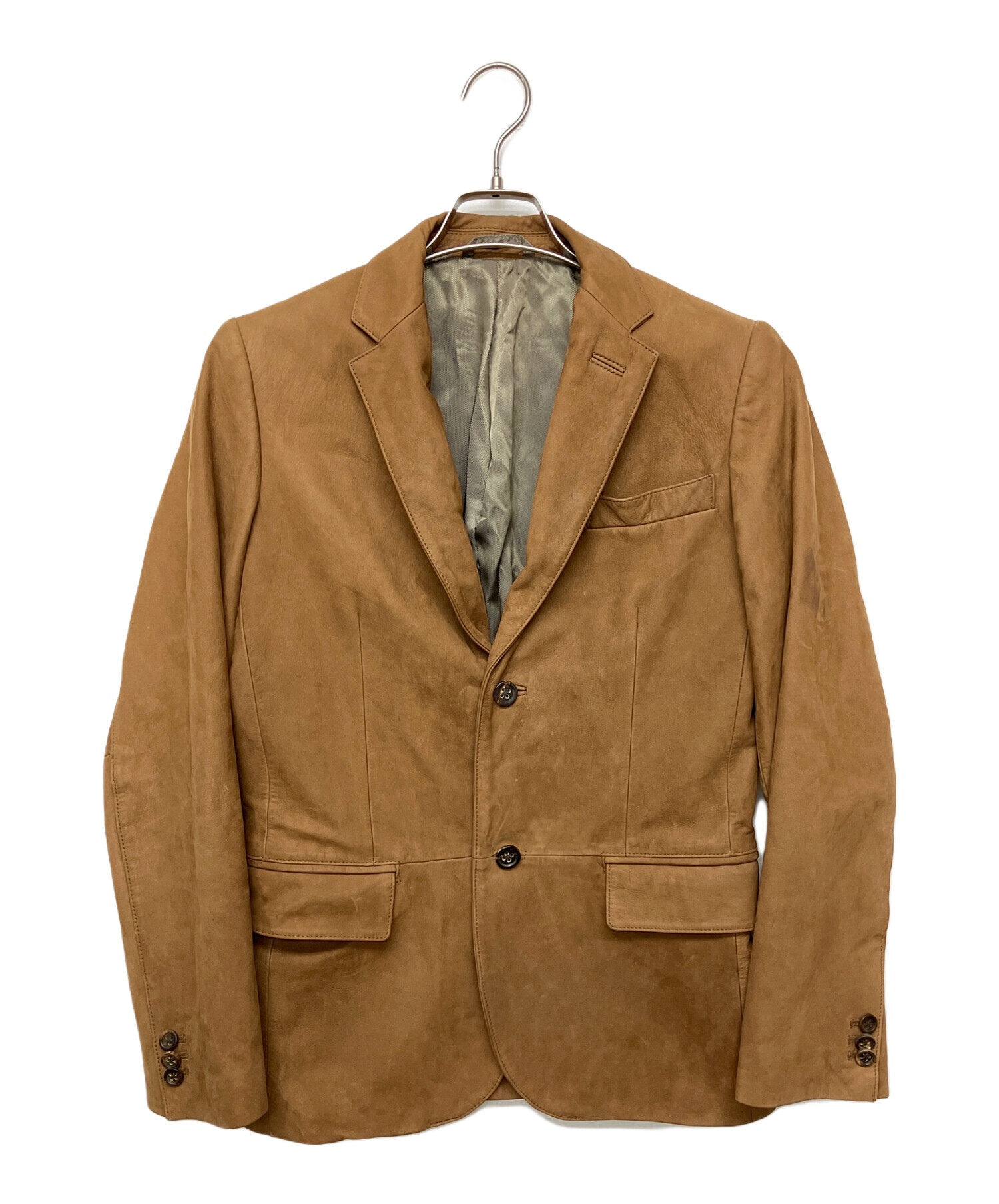 [you様] 古着　バナナリパブリック　ヌバックレザージャケット 中古・古着通販】BANANA REPUBLIC (バナナリパブリック) レザー
