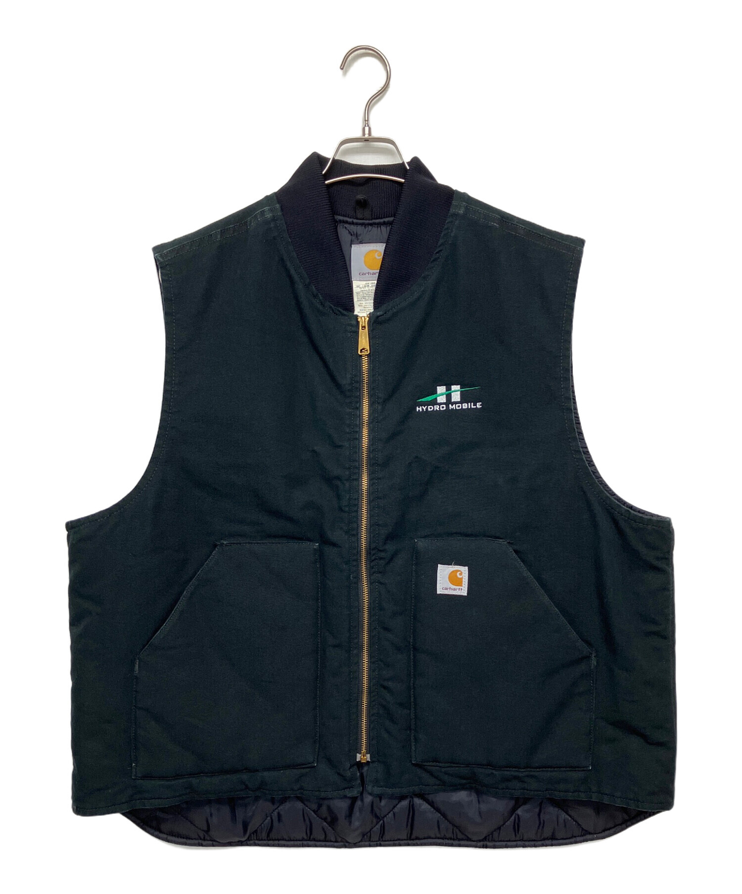 中古・古着通販】CarHartt (カーハート) ダックベスト ブラック サイズ
